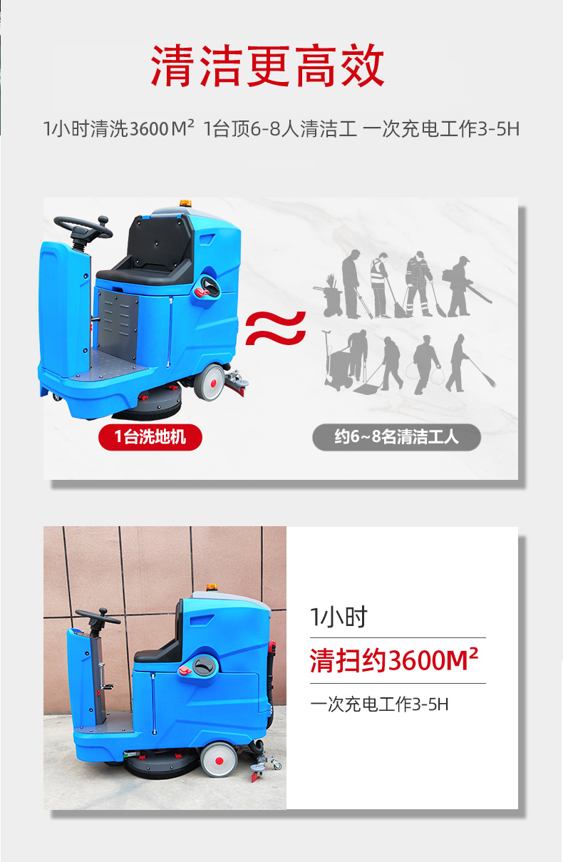 大埔驾驶式洗地机更适合用在高铁站